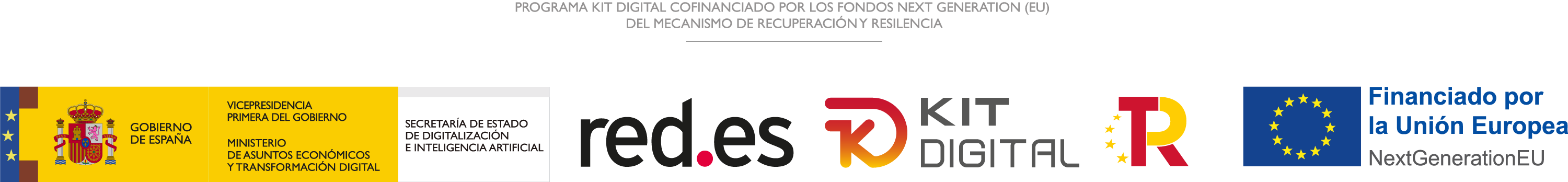 Financiado por la Unión Europea – NextGenerationEU · Plan de Recuperación, Transformación y Resiliencia · Kit Digital